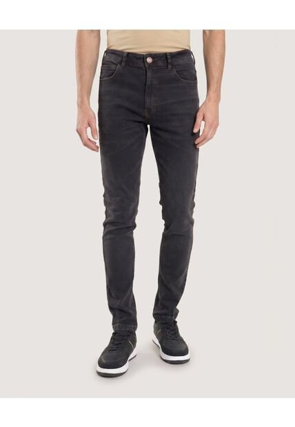 Jean Skinny Hombre Tono Oscuro  Para Hombre Negro Ostu