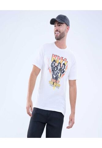 Camiseta Estampado Kiss  Para Hombre #60091600 Ostu Ostu