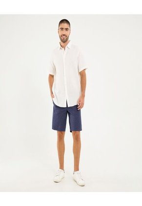 Bermuda Para Hombre  Color Azul Marca Ostu #60100432