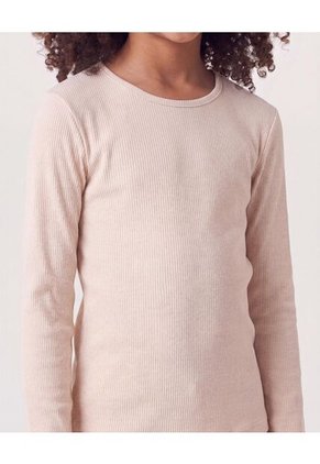 Camiseta Manga Larga Texturizada Infantil Niña Arena Ostu