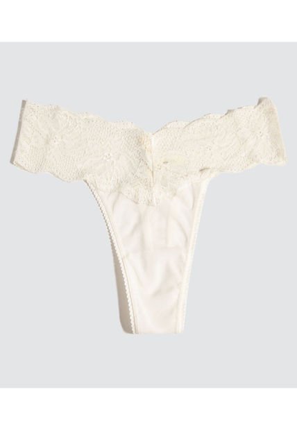 Panty Para Mujer Brasilera Color Hueso Marca Ostu #40800068