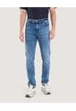 Jean Slim Ajuste Clásico  Para Hombre Azul Ostu de Ostu