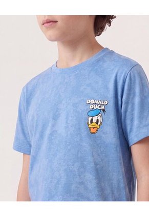 Camiseta Donald Duck Vintage Para Niño Infantil Niño Azul Ostu