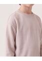 Buzo Básico Cuello Redondo Para Niño  Infantil Niño Beige Ostu de Ostu