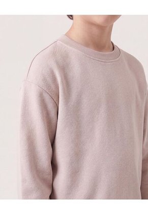 Buzo Básico Cuello Redondo Para Niño  Infantil Niño Beige Ostu
