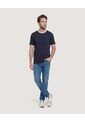 Jean Slim Ajuste Clásico  Para Hombre Azul Ostu de Ostu
