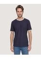 Camiseta Regular Preteñida Klang  Para Hombre Azul Ostu de Ostu