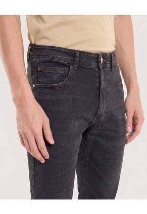 Jean Skinny Hombre Tono Oscuro Para Hombre Negro Ostu