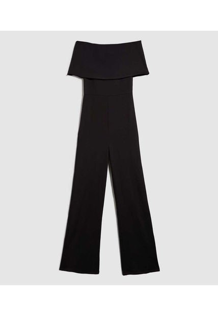 Enterizo Para Mujer Manga Sisa Color Negro Marca Ostu #40320121