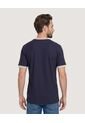 Camiseta Regular Preteñida Klang  Para Hombre Azul Ostu de Ostu