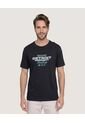 Camiseta Screen Detroit Regular  Para Hombre Negro Ostu de Ostu