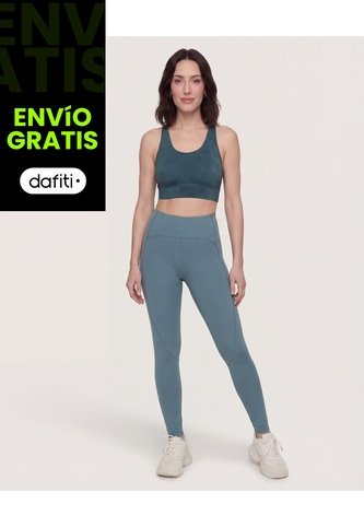 Leggins  Para Mujer Largo Color Verde Marca Ostu #40230663 Ostu