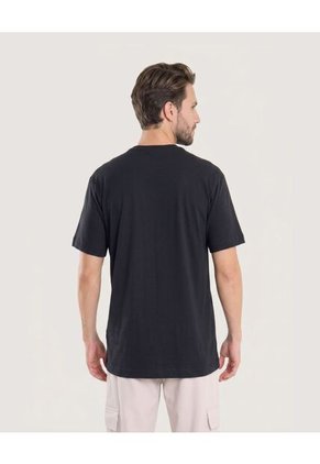 Camiseta Screen Detroit Regular Para Hombre Negro Ostu