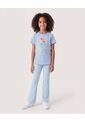 Camiseta Ariel De La Sirenita  Infantil Niña Azul Ostu de Ostu