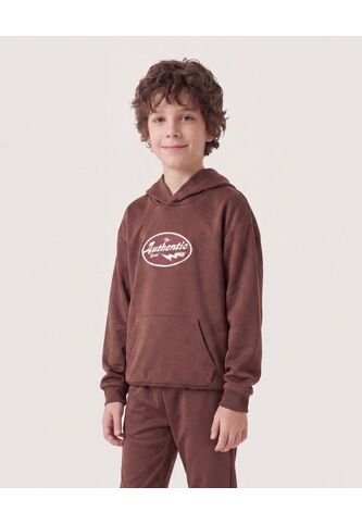 Hoodie Athletic Club Para Niño  Infantil Niño Café Ostu Ostu
