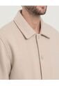 Chaqueta Bomber De Botones  Para Hombre Arena Ostu de Ostu