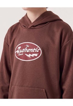 Hoodie Athletic Club Para Niño Infantil Niño Café Ostu