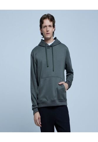 Buzo Para Hombre Hoodie Color Verde  Marca Ostu #60060357 Ostu