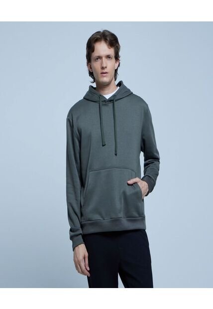 Buzo Para Hombre Hoodie Color Verde  Marca Ostu #60060357