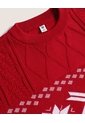 Saco Unisex Cuello Redondo Color Rojo Marca Ostu #60330053 de Ostu