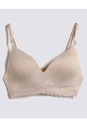 Brasier Para Mujer Monocopa Color Marfil Marca Ostu #40830025