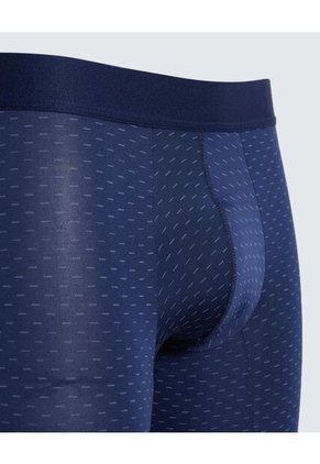 Boxer Para Hombre Filete Medio Microfibra Color Azul  Marca Ostu #60000480