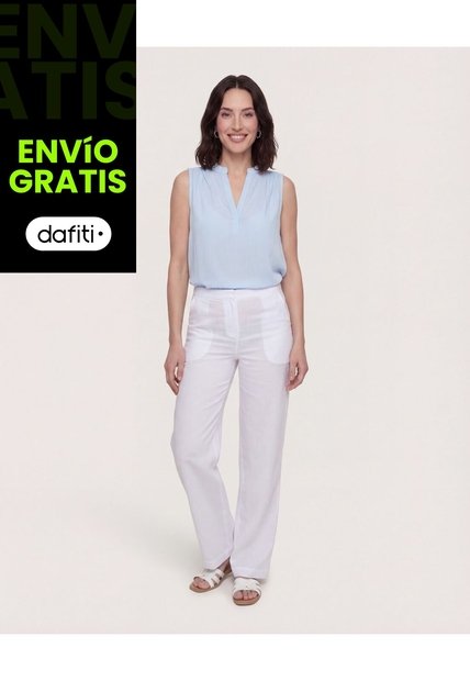Pantalón  Para Mujer Moda Color Blanco Marca Ostu #40070895