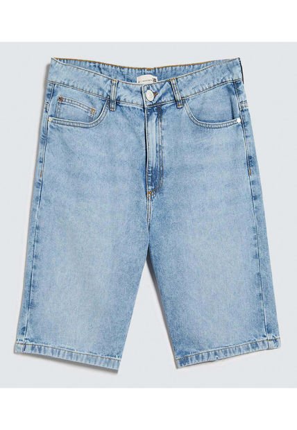 Bermuda Para Hombre  Color Azul Claro Marca Ostu #60100402