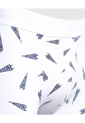 Pantaloncillo Para Hombre Boxer Filete Corto Microfibra Color Blanco Marca Ostu #60000502