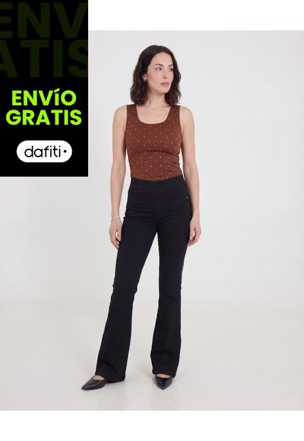 Top  Para Mujer Hombro Ancho Color Café Marca Ostu #40228216