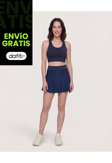 Falda  Para Mujer Corto Color Azul Marca Ostu #40140199