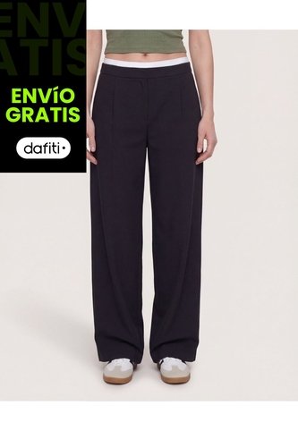 Pantalón  Para Mujer Moda Color Negro Marca Ostu #40070889 Ostu