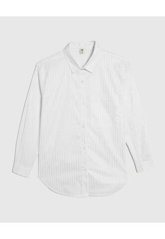 Camisa Para Niña Manga Larga Color Blanco Marca Ostu #90010011 Ostu