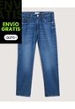 Jean  Para Hombre Straight Color Azul Marca Ostu #60168678 de Ostu
