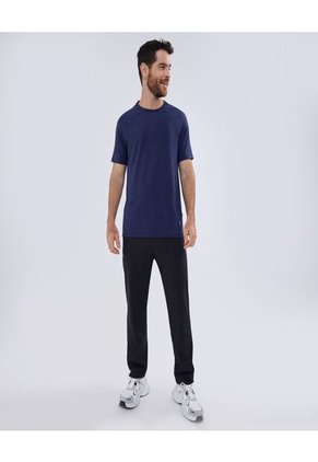 Camiseta Para Hombre Manga Corta Color Azul  Marca Ostu #60091286