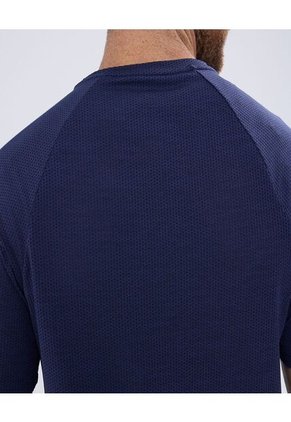 Camiseta Para Hombre Manga Corta Color Azul  Marca Ostu #60091286