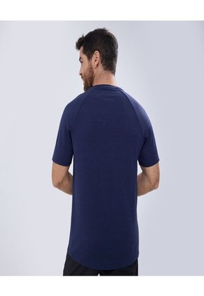 Camiseta Para Hombre Manga Corta Color Azul  Marca Ostu #60091286