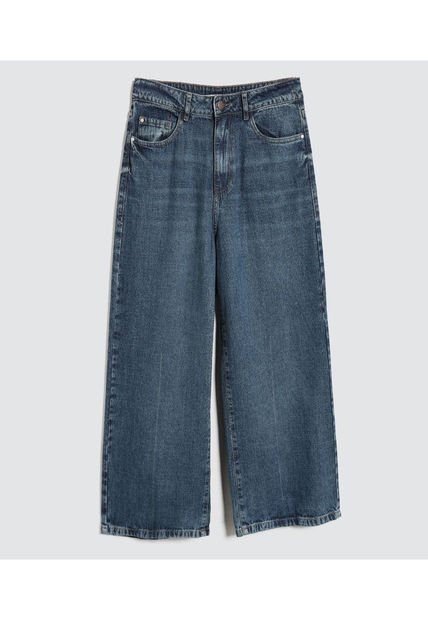 Jean Para Mujer Culotte Color Azul Medio Marca Ostu #40160411