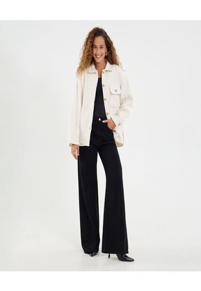 Chaqueta Para Mujer Trucker Color Beige Marca Ostu #40080240