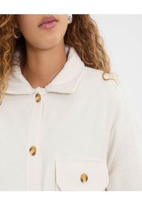 Chaqueta Para Mujer Trucker Color Beige Marca Ostu #40080240