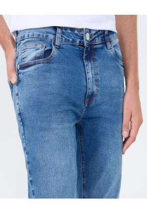 Jean Para Hombre Skinny Color Azul Medio Marca Ostu #60160403