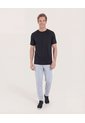 Camiseta Texturizada Con Reflectivo  Para Hombre Negro Ostu de Ostu