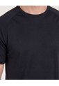 Camiseta Texturizada Con Reflectivo  Para Hombre Negro Ostu de Ostu