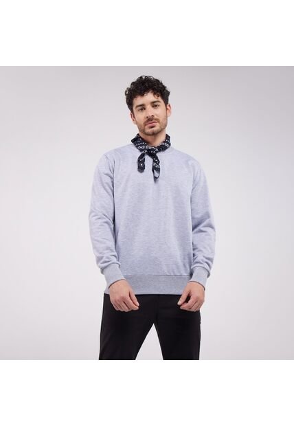 Buzo Para Hombre Cuello Redondo Color Gris  Marca Ostu #60060228