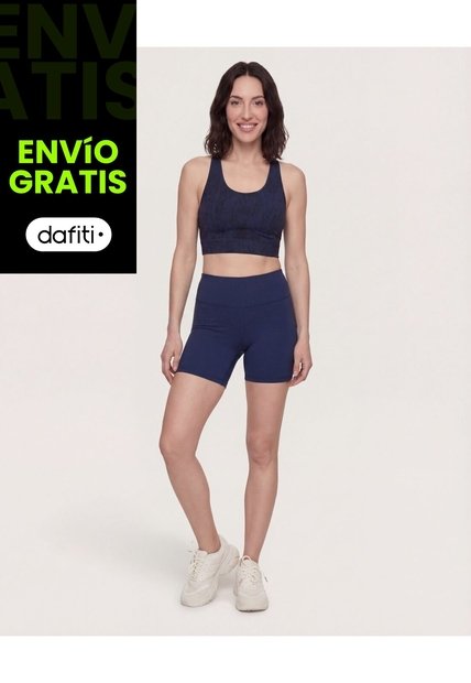 Leggins  Para Mujer Corto Color Azul Marca Ostu #40230641