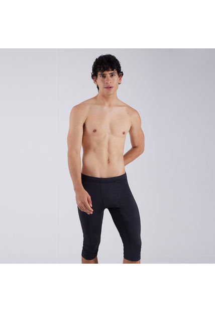 Leggins Para Hombre Medio Color Negro Marca Ostu #60230013