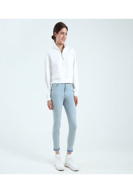 Jean Para Mujer Skinny Color Azul  Marca Ostu #40160373