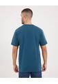 Camiseta Para Hombre Manga Corta Cuello Redondo Color Azul Marca Ostu #60091787 de Ostu