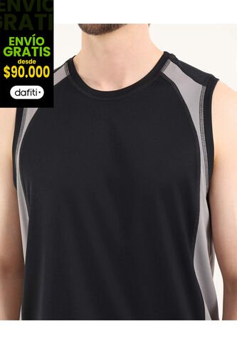 Camiseta  Para Hombre Manga Sisa Cuello Redondo Color Negro Marca Ostu #60091737 Ostu