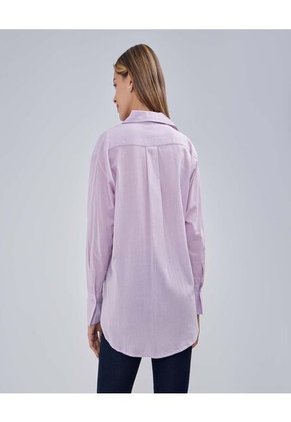 Blusa Para Mujer Manga Larga Color Morado Marca Ostu #40120993